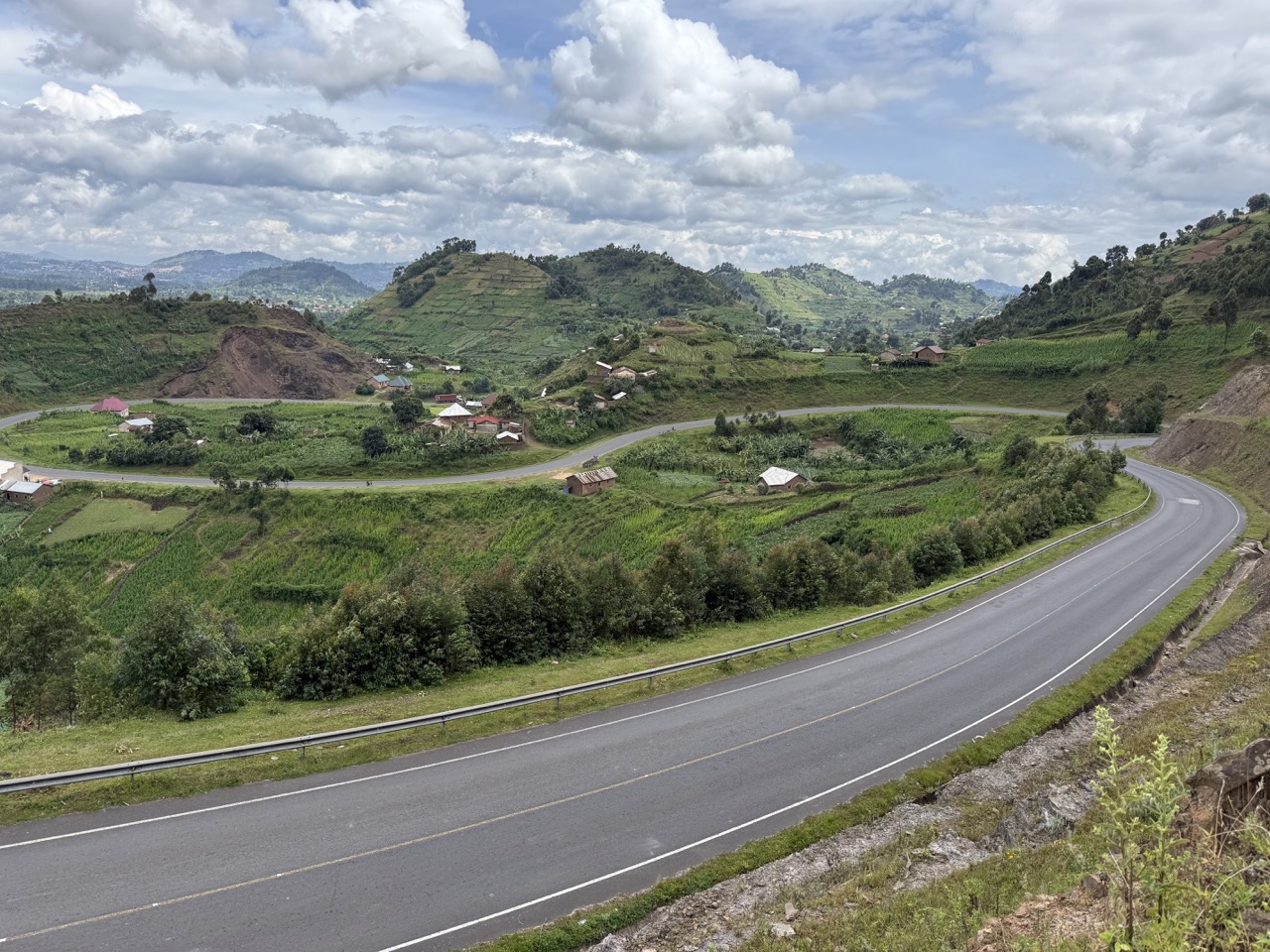 Op weg naar lake Bunyonyi