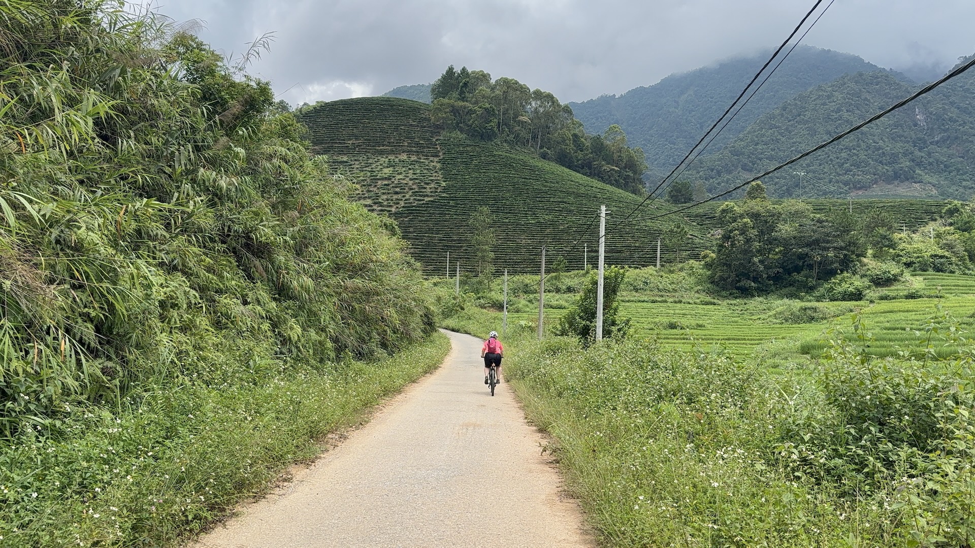 Fietser in Vietnam