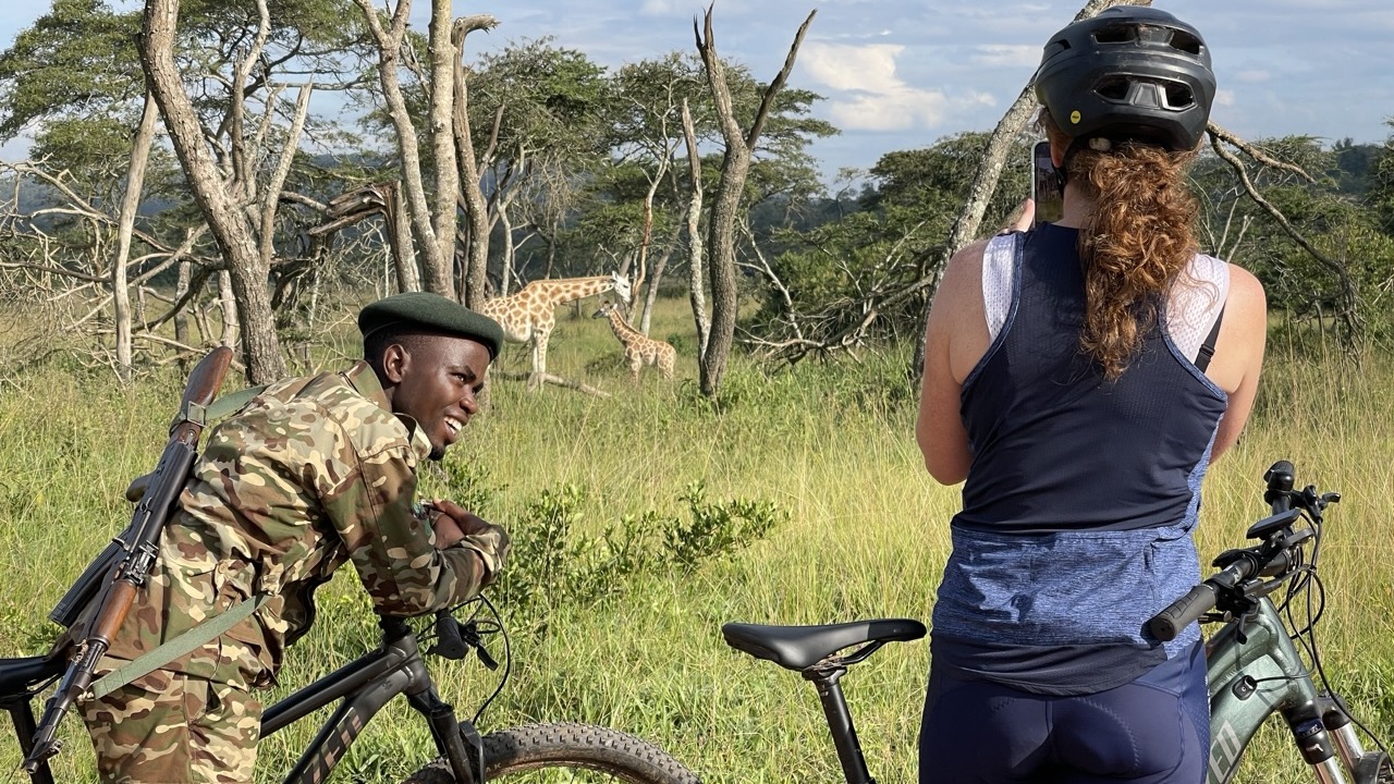 Fietsen in Mburu 2